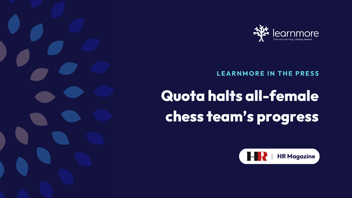 Learnmore in the Press. Quota halts all-female chess team’s progress.